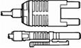 Duplex Latching Connector with Crimp ring for Fiber Optic Patch Cord